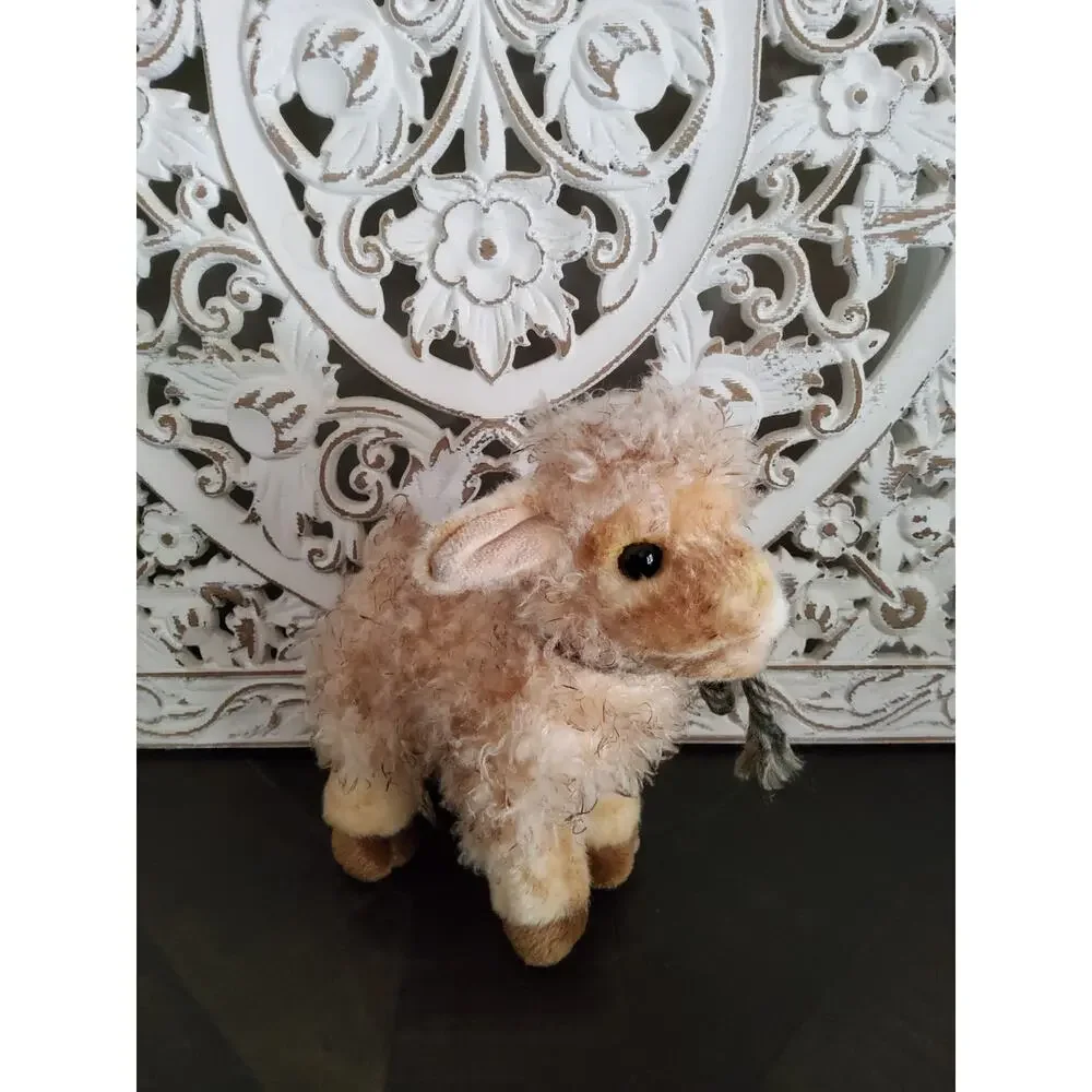 Set of Plush Sheep Decor Soft Farmhouse Style Animals